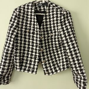 Zara tweed jacket